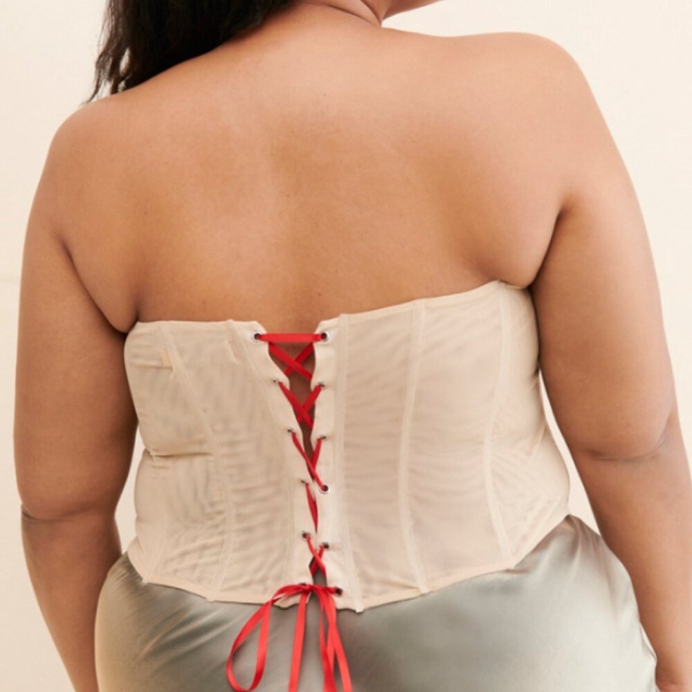 Tyler‎ McGillivary Bouquet Corset 1X Top - Picture 7 of 9